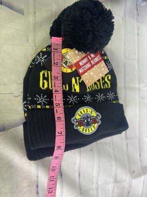 Guns N Roses Rock Band Music Mommy and Me Matching Beanie  display picture 2