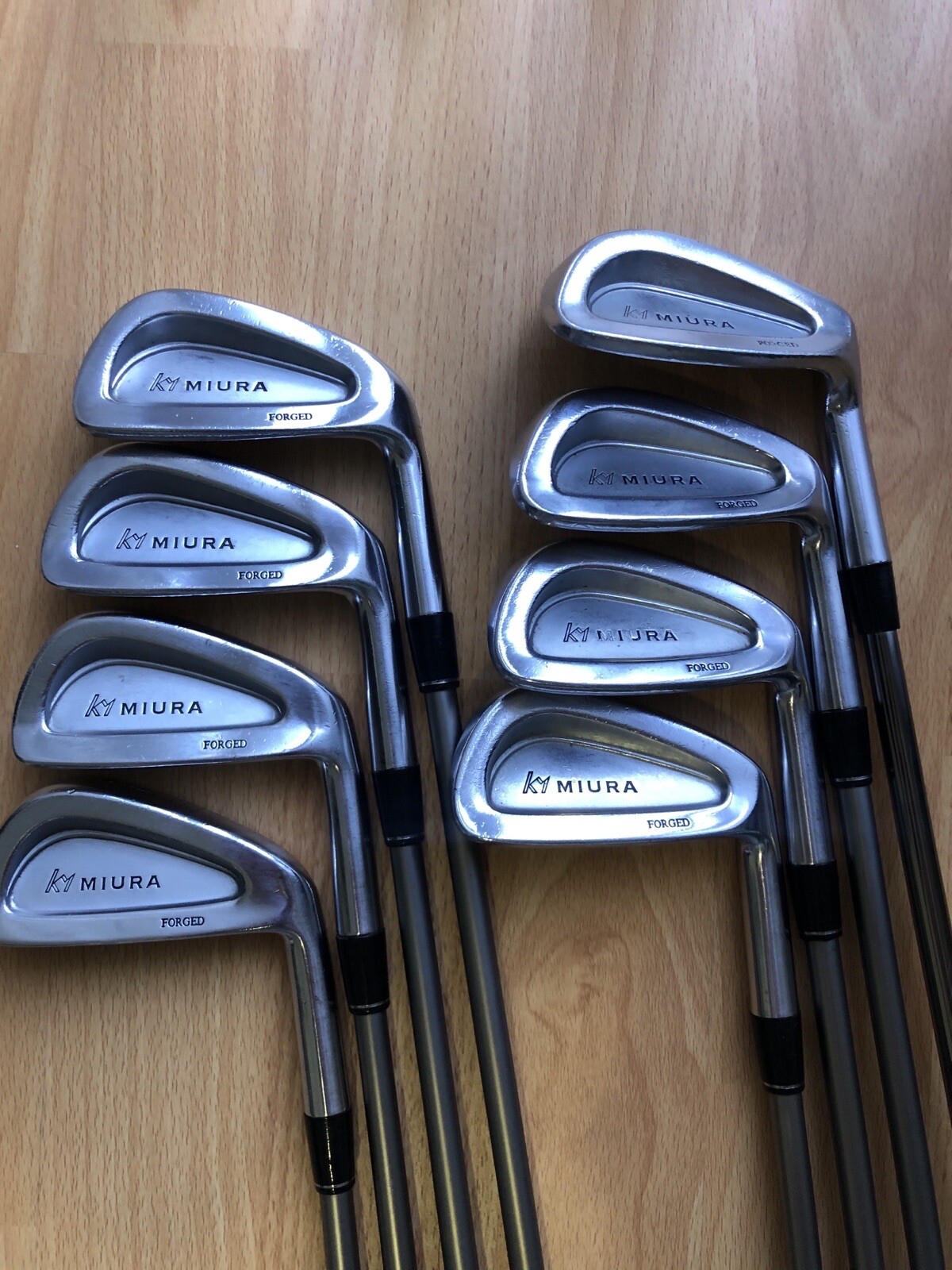 RARE Miura Cavity Back Iron Set 3PW /UST Mamiya Recoil 680 Shaft F4