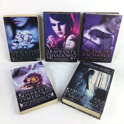 WICKED LOVELY 1 2 4 5 Melissa Marr Mixed Lot 1st Ed HC/TPB Faery Tales Nightmare