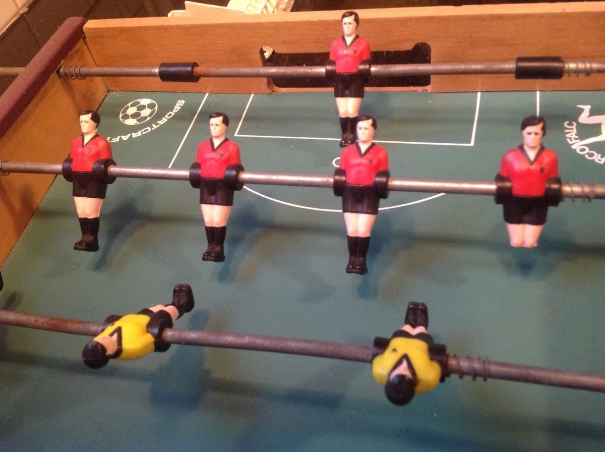 テーブルサッカー　ARCOFALC  made  in ITALY Vintage Sportcraft Foosball Table, Arcofalc Milano, Made in