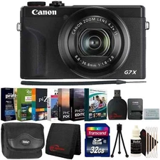 Canon PowerShot G7 X Mark III Digital Camera Black + Ulitimate Accessory Kit