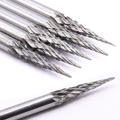 5x VHM Fräskopf  0,5-3mm Fräser Gravur für Dremel Proxxon Zubehör Multiwerkzeug