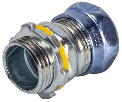 RACO 2906RT, 1-1/2'', Steel, Rain Tight, Compression, EMT Connector, 1pc