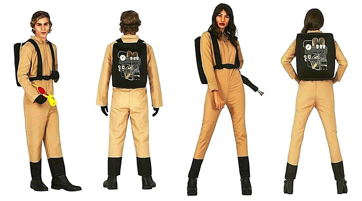 Costume Carnevale Vestito Ghostbusters Fai Da Te Idee Costumi Carnevale  Gruppo Gruppo Travestimenti Per, image size:1200x668