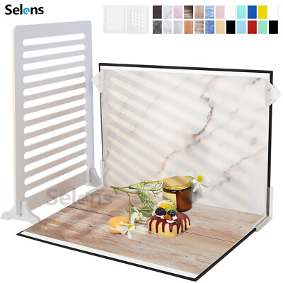 12Pcs Photography Background Paper Photo Prop Backdrop Board For Small Product