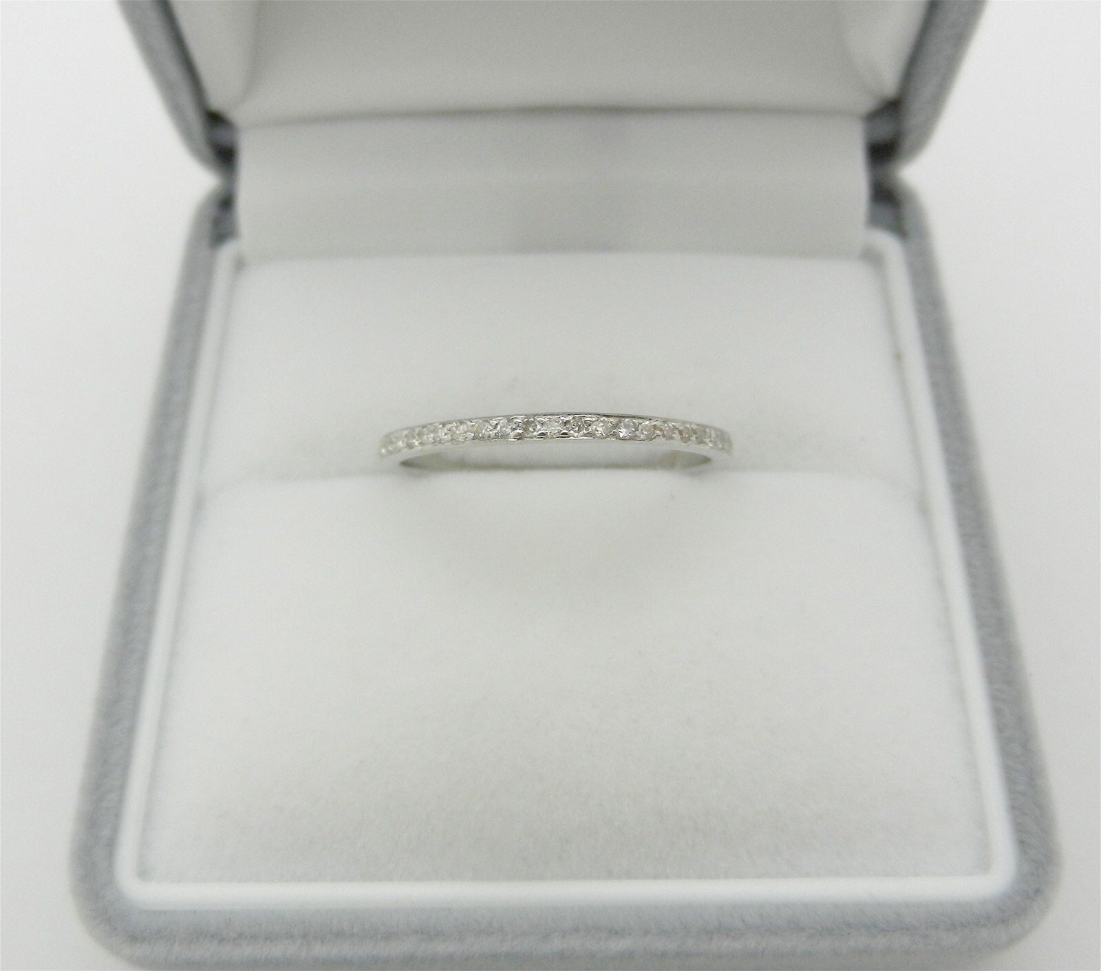 Petite Dainty Full Eternity Stackable Diamond Ban… - image 4