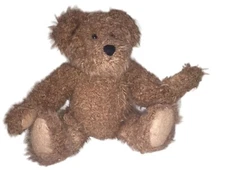BOYDS Bears Cute Tan Jointed Teddy Bear Plush - Sweet Face!