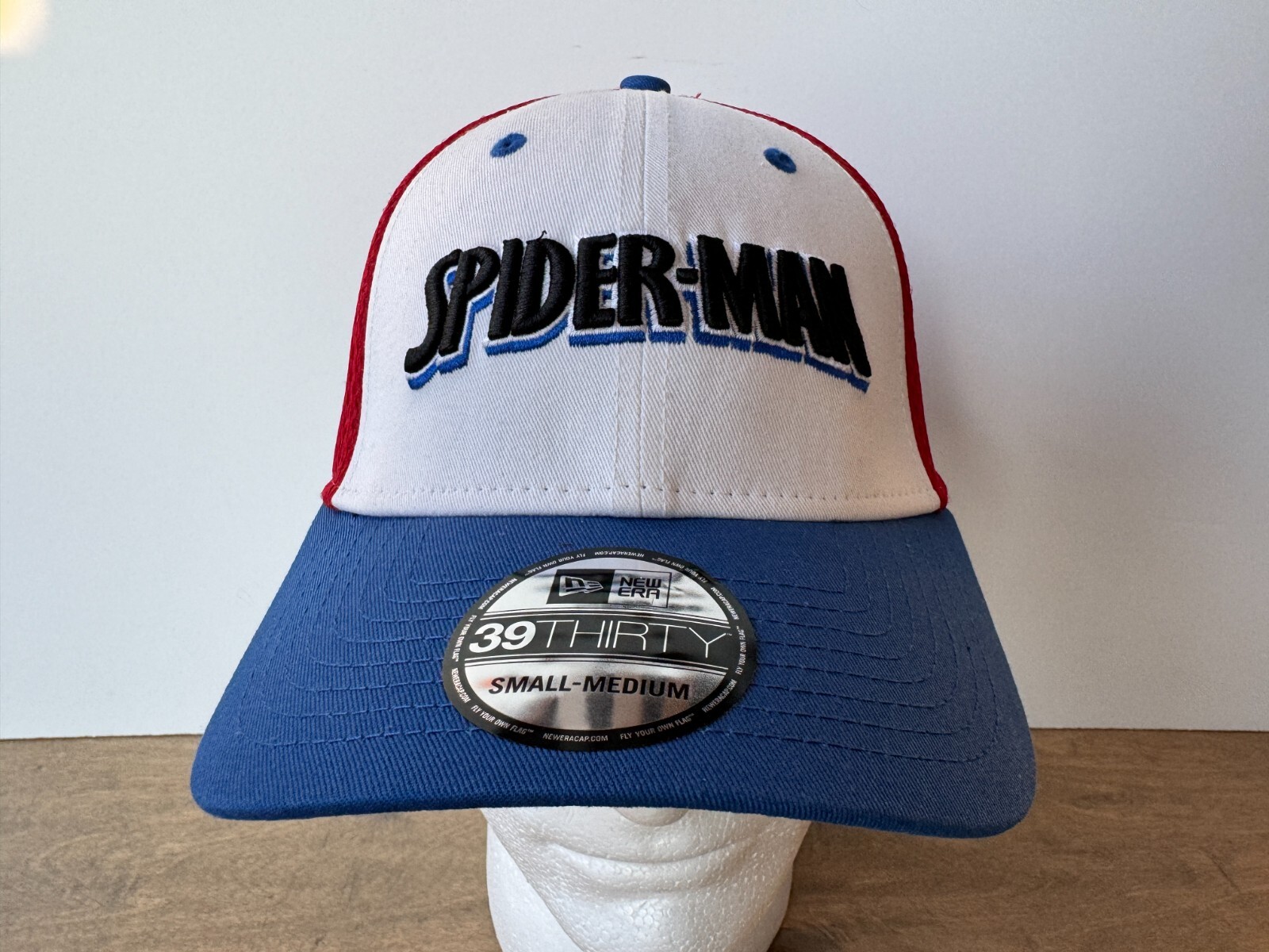 New Era Spider-Man 39THIRTY Red White Blue Fitted Hat Small-Medium