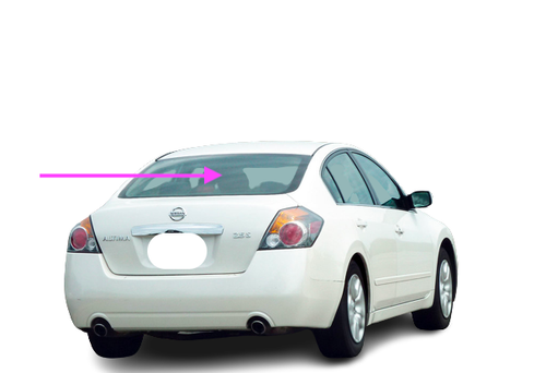 Fit: 2007-2012 Nissan Altima 4 Door Sedan Back Glass, Rear Window ...