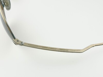 Vintage Oakley E Wire 1.0 Gold Metal Frame USA 90s W/ Brown Vintage Oakley E Wire 1.0 Gold Metal Frame USA 90s W/ Brown