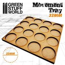 MDF Movement Trays 16 x 32mm compatible with Wargame miniature game AOS skirmish