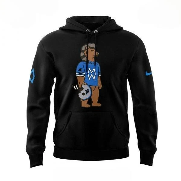 Carolina Panthers x Wallen Western 2024 Black Hoodie