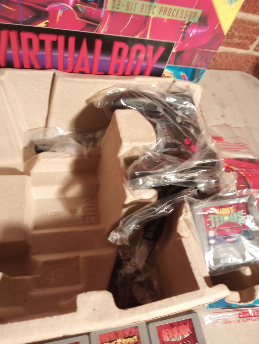 Nintendo Virtual Boy Console NIB Sealed Contents Plus 4