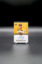 CHARLIE COYLE 2023-24 BOSTON BRUINS CENTENNIAL AUTO BEAR TRACKS