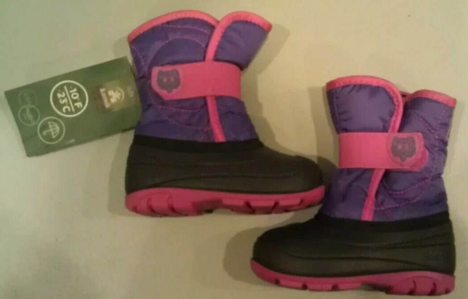 NUEVAS Botas de Nieve Kamik Niñas Niños Pequeños Snow Bug 3 SELECCIONAR TALLA 6,8 Púrpura Nuevas sin Caja Foto 4 de 4