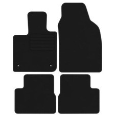 Veloursfußmatten für Fiat 500e ab Bj. 2020 Automatten Passform NEU SCHWARZ BASIC