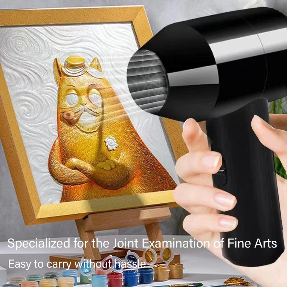 Secador de pelo inalámbrico pequeño secador de pelo para viajes USB secador específico de arte de bajo ruido Foto 3 de 4