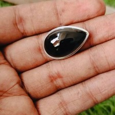 Natural Black Onyx Ring,925 Sterling Silver,Handmade Ring,Gift,All Sizes 3 to 14