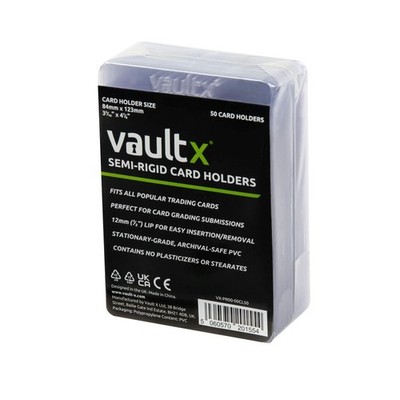 Vault X Semi-Rigid Card Holders for Trading Card & Sports Card Grading Submissio
