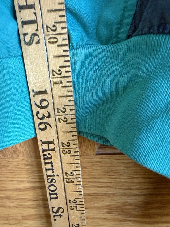 Винтажный Bachrach рубашка зеленый темно-синий мужской маленький Y2K 80-х ретро опрятный старые деньги - Изображение 4 из 4