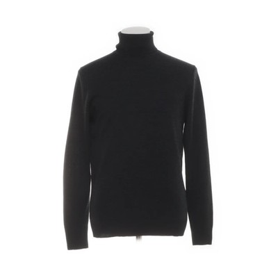 Uniqlo, Rollkragenpullover, Größe: M, Grau, Wolle, Einfarbig, Feinstrick #iSv