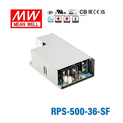 Mean Well RPS-500-36-SF Green Power Supply W 36V 13.9A - Medical Power Supply