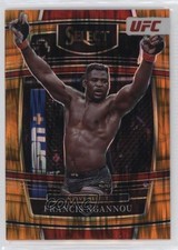 2022 Panini Select UFC Concourse Orange Flash Prizm Francis Ngannou #35 ms9