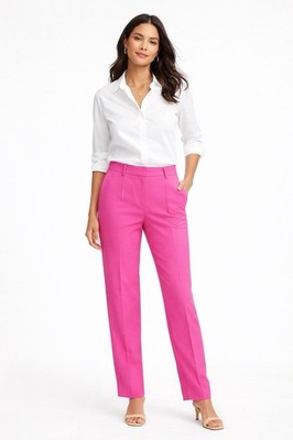 J. Crew essential city pant crepe size 6 azalea pink bn157 trousers career