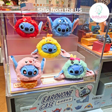    Miniso x Disney Stitch Plush Series Earphone Case Blind Box Toy