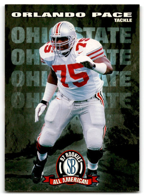 1997 Score Board NFL Rookies Orlando Pace ''SET BREAK ROOKIE YEAR'' Rookie Ohio