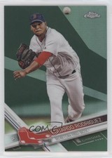 2017 Topps Chrome Green Refractor 45/99 Eduardo Rodriguez #185 a2f