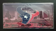 Houston Texans NFL Football Aluminum Novelty License Plate Tag 6x12 Inches New