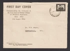 AUSTRALIA 1954 WA STAMP CENTENARY SIGMA FDC ADDRESSED