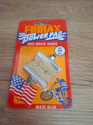 Retro Vintage Fahrradteile Neu im Karton NOS Fibrax Power Pad BMX...