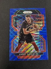 2021-22 Panini Prizm Blue Wave Larry Nance Jr. #126 Portland Trail Blazers