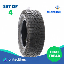 Set Of 4 Used Lt 27565r18 Goodyear Wrangler Territory Mt 113110q - 11-1232