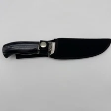 Chipaway Cutlery Damascus Fixed Blade Knife Deer Handle Hunting Bowie Collect