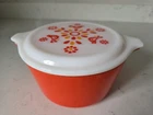 Vintage Pyrex Friendship #473 1 Quart Casserole with Lid Excellent Condition