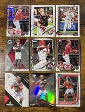 Tyler Stephenson Sports Card Lot (9) (Base, Rookies & X-Fractor) Cincinnati Reds