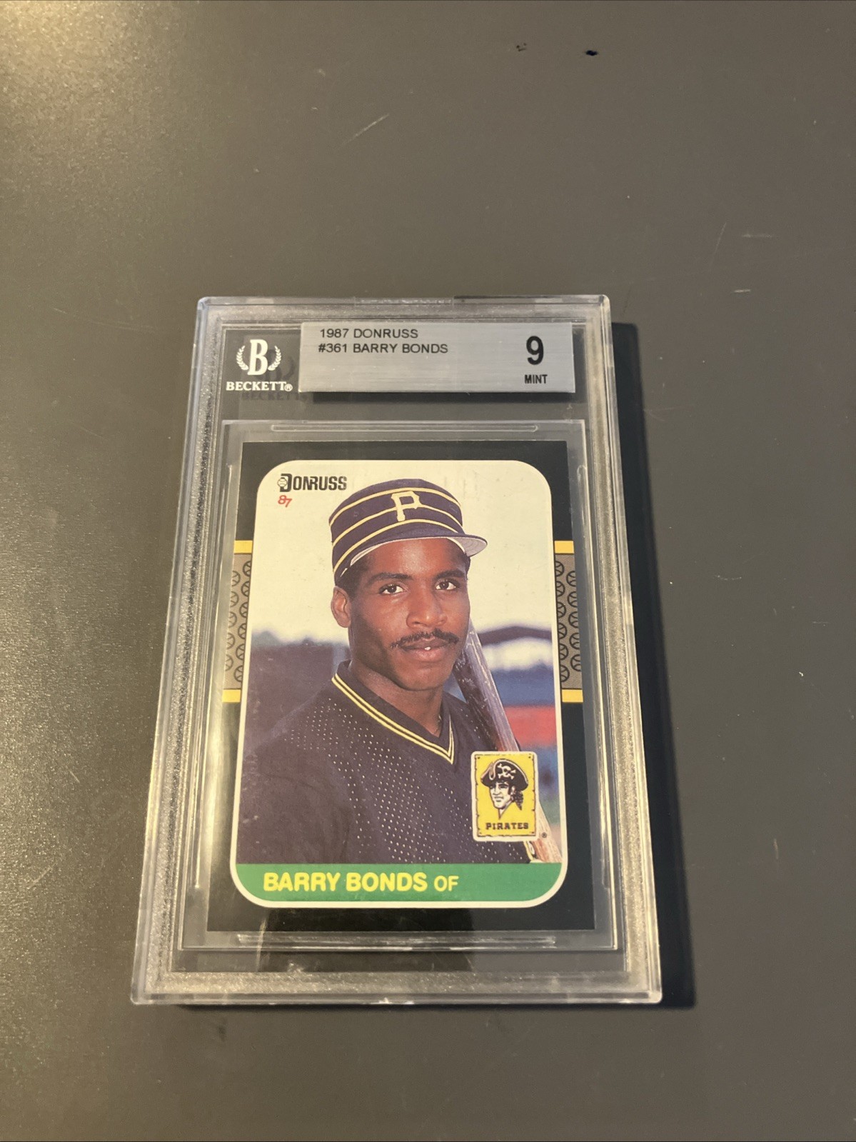 1987 Donruss Barry Bonds BGS 9 MINT #361 Rookie RC