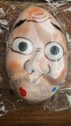 Vintage Ryukodo Japanese Hyottoko Plastic Mask Droll Fellow NEW, HTF, Made China — photo 2