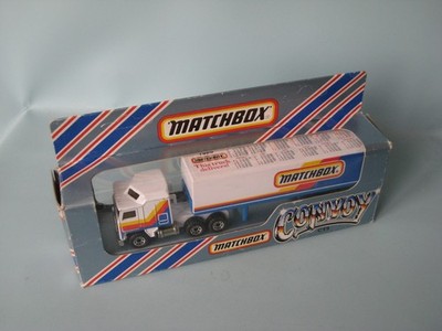 ROOF LABEL Matchbox Convoy CY-8 Kenworth Box Truck Boxed 1988 Calendar Label e