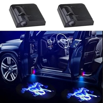 2PCS Car Door Light Projector, LED Welcome Shadow Lights, Patterns Randomly