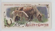 2017 Topps Allen & Ginter Horse in the Race Minis Grayson Highland Pony 0u0