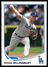 Chad Billingsley 2013 Topps #158 Dodgers MLB READ FREE SHIPPING AutographDen