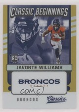 2021 Panini Classics Classic Beginnings Gold 13/75 Javonte Williams #CB-JW 11n4