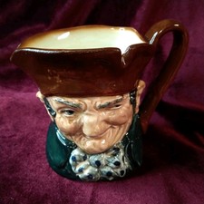 Royal Doulton Vintage "Old Charley" Character Toby Jug England D6048 Small 3.25"