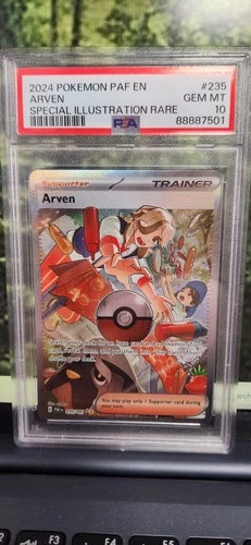 Arven 235/091 SV: Paldean Fates Holo PSA 10 GEM MINT