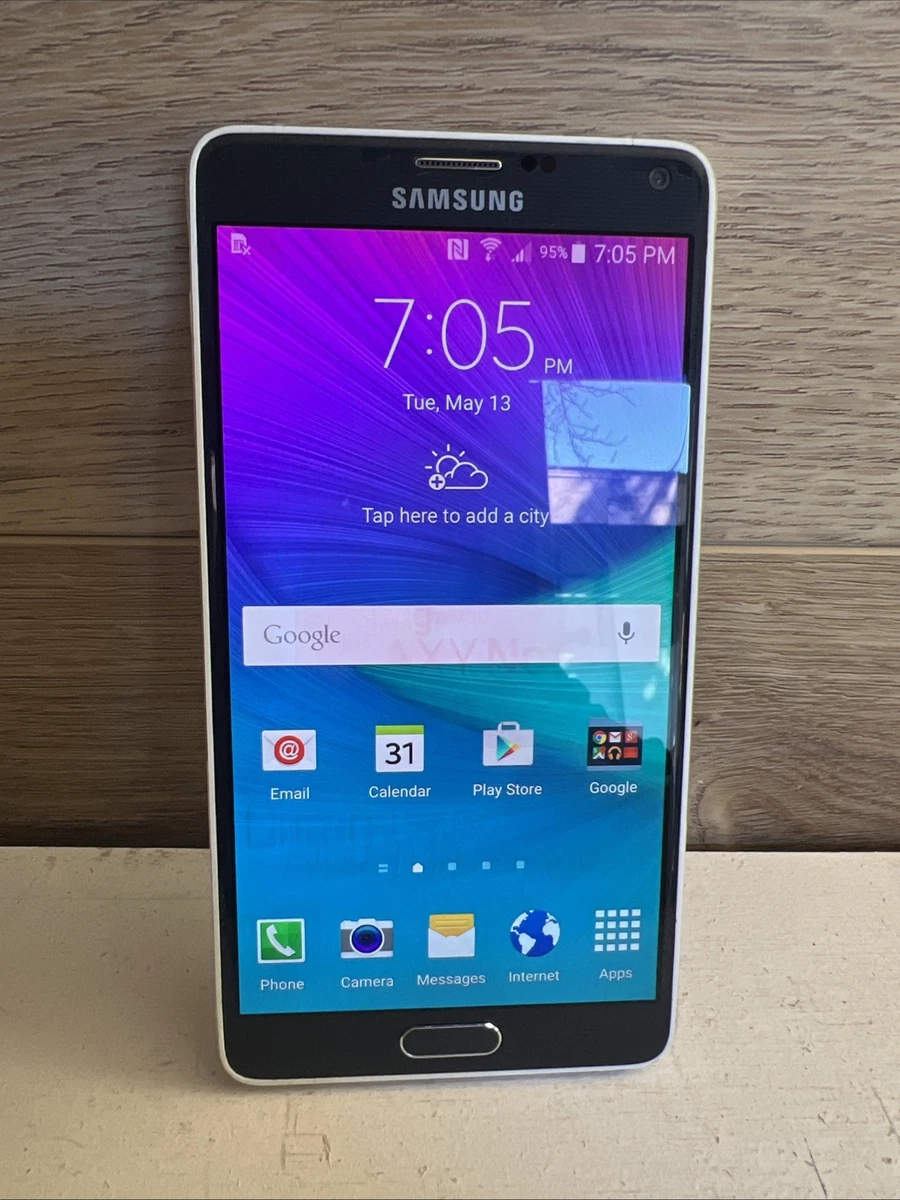 Samsung Galaxy Note 4 White AT&T Cell Phones & Smartphones for