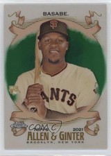 2021 Topps Allen & Ginter Chrome Green Refractor 63/99 Luis Basabe #238 0c4